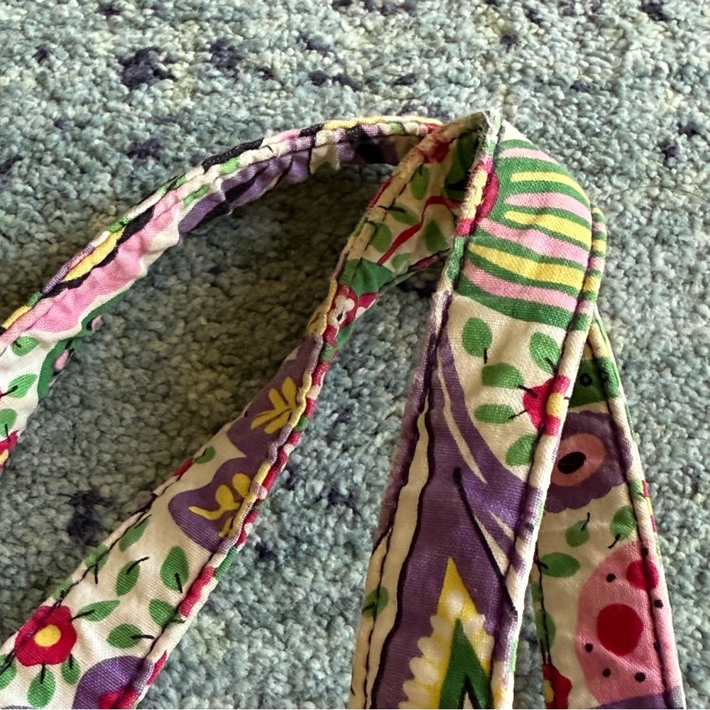 Vera Bradley Vibrat Floral Viva La Vera Hipster Boho Medium Tote Bag 11.5” x 17” - Picture 4 of 7
